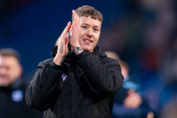 Dimitris Rallis na duel tegen Willem II