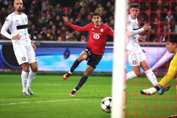 Osame Sahraoui schiet voor het eerst raak voor LOSC Lille