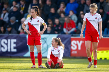 Marthe Munsterman, Lena Mahieu en Dieke van Straten bij FC Utrecht