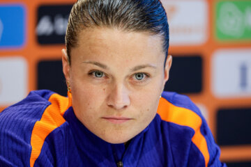 Sherida Spitse op de persconferentie