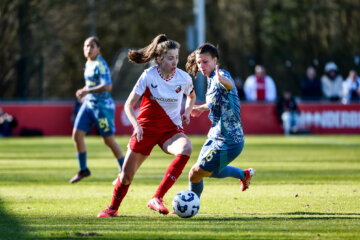 Nurija van Schoonhoven, hier nog in actie namens FC Utrecht tegen Ajax
