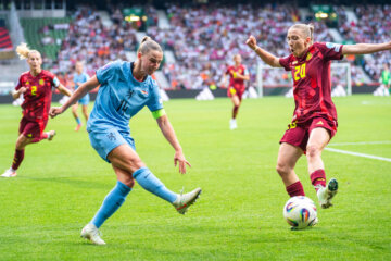 Jackie Groenen tegen Duitsland