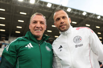 Brendan Rodgers en John Heitinga
