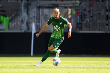 Vaclav Cerny in actie voor VfL Wolfsburg