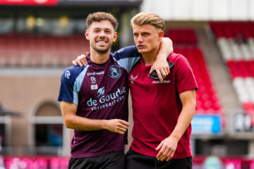 Mitchell van Bergen met Sem Steijn