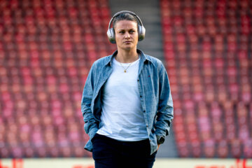 Sherida Spitse in het Letzigrund Stadion