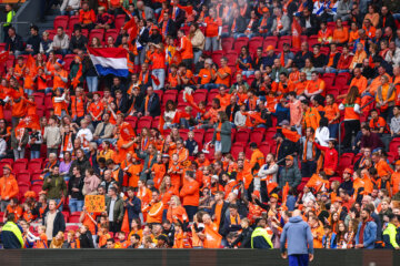 Supporters van het Nederlands elftal