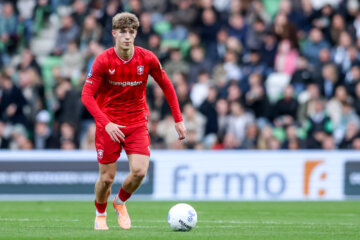 Ruud Nijstad aan de bal