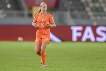 Kee Hubert in actie namens Oranje O17