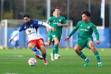 Robin Kelder tijdens een oefenwedstrijd