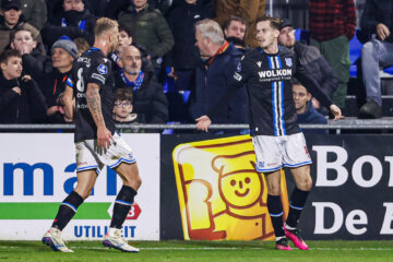 Luuk Brouwers en Ringo Meerveld juichen