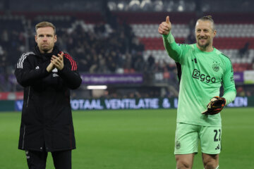 Davy Klaassen en Remko Pasveer