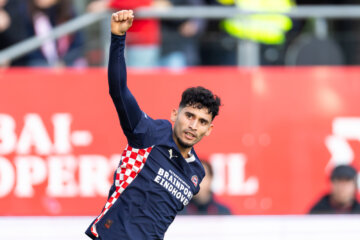 Ricardo Pepi viert zijn treffer tegen FC Utrecht