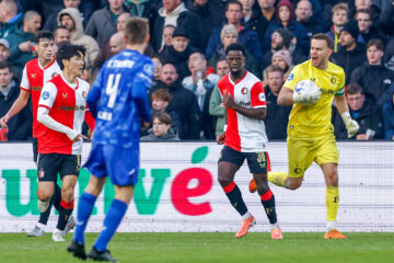 Timon Wellenreuther tijdens Feyenoord - FC Twente