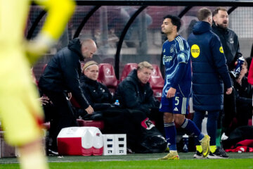 Owen Wijndal na zijn rode kaart