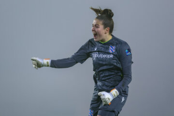 Brenda Badenhop is blij