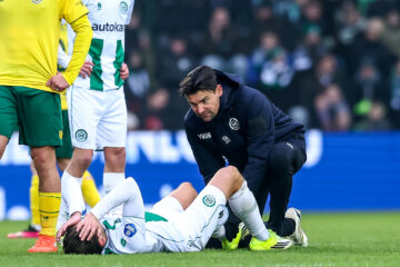 Stije Resink geblesseerd