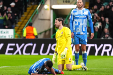 Nick Viergever, Vasilis Barkas en Mike van der Hoorn balen