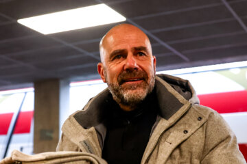 Peter Bosz bij de Euroborg
