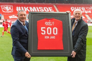 Ron Jans met Jan Streuer in De Grolsch Veste