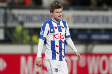 Anders Dreyer in het shirt van SC Heerenveen