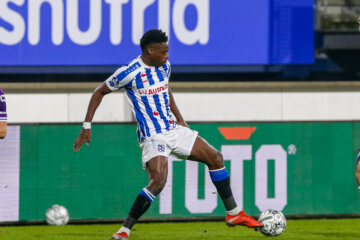 Anthony Musaba tijdens het bekerduel met Go Ahead Eagles