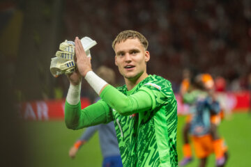 Bart Verbruggen na het duel tegen Turkije