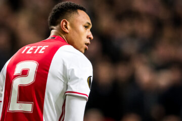 Kenny Tete in zijn tijd bij Ajax