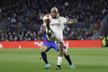 Ryan Babel in actie voor Galatasaray