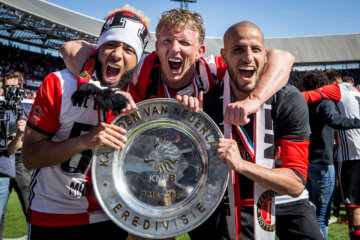 Tonny Vilhena, Dirk Kuyt en Karim El Ahmadi