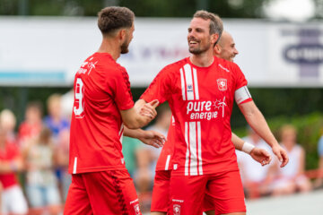 Wout Brama met Ricky van Wolfswinkel