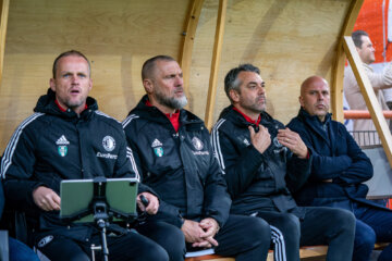 Sipke Hulshoff, John de Wolf, Marino Pusic en Arne Slot