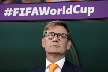 Frans Hoek tijdens het WK van 2022