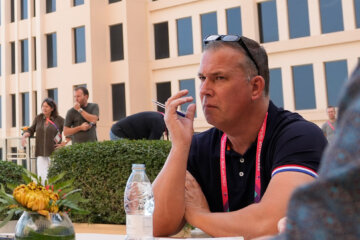 Mike Verweij in Qatar