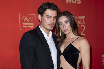 Suzanne Schulting en partner Sam van Royen