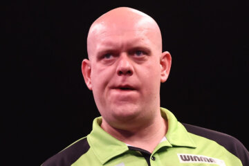 Michael van Gerwen baalt