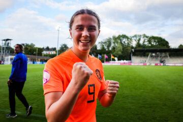 Hanna Huizenga bij Oranje O19