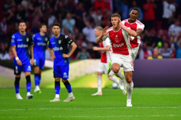 Jakov Medic na zijn doelpunt