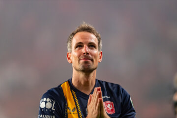 Wout Brama tijdens afscheidsduel