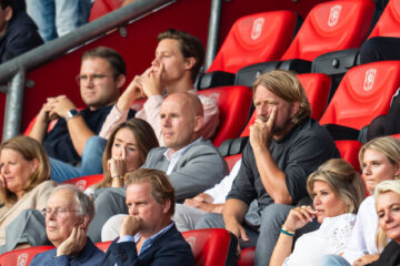 Jan van Halst en Sven Mislintat in De Grolsch Veste