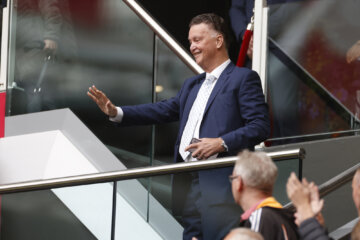 Louis van Gaal voor Ajax - AZ