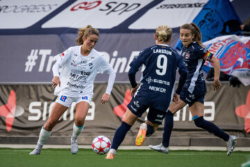 Silje Stockmar in actie namens Kalmar IFK