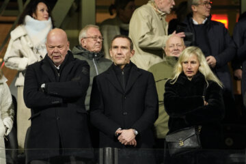 Martin Koopman (l) en Ferry de Haan (m)