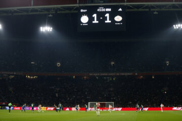 De Johan Cruijff Arena tijdens Ajax-PSV