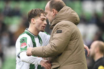 Luciano Valente en Dick Lukkien in de KKD