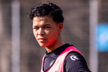 Samantha van Diemen op een training van Fortuna Sittard