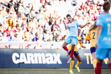 Een duel tussen Utah Royals en Chicago Red Stars