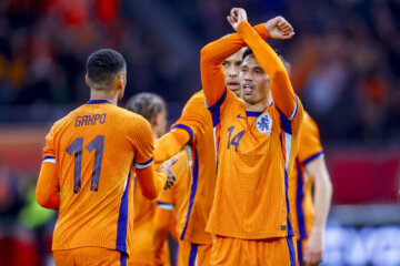 Tijjani Reijnders viert treffer