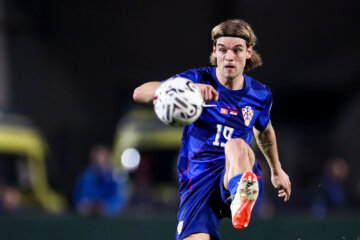 Borna Sosa in actie voor Kroatië