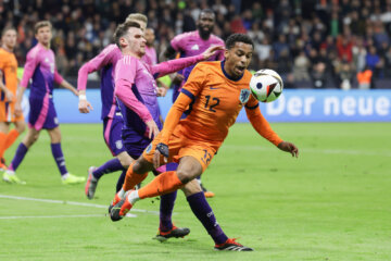 Quinten Timber in duel tegen Duitsland